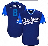 Dodgers 8 Manny Machado El Ministro Royal 2018 Players Weekend Authentic Team Jersey Dzhi,baseball caps,new era cap wholesale,wholesale hats